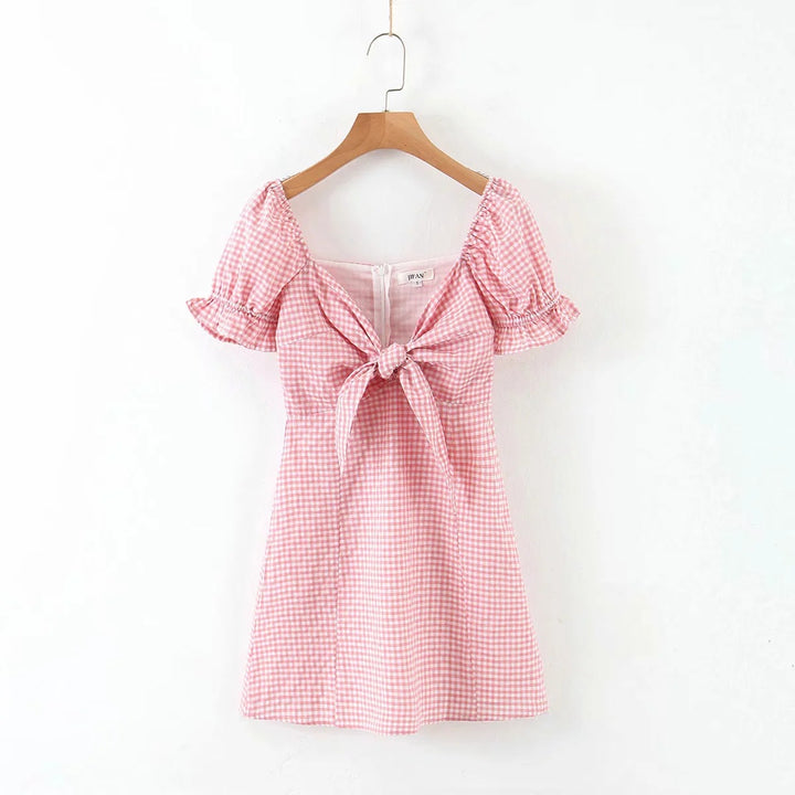 Sweetheart Gingham Dress