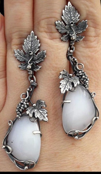 Nature's Loom Moonstone Earrings