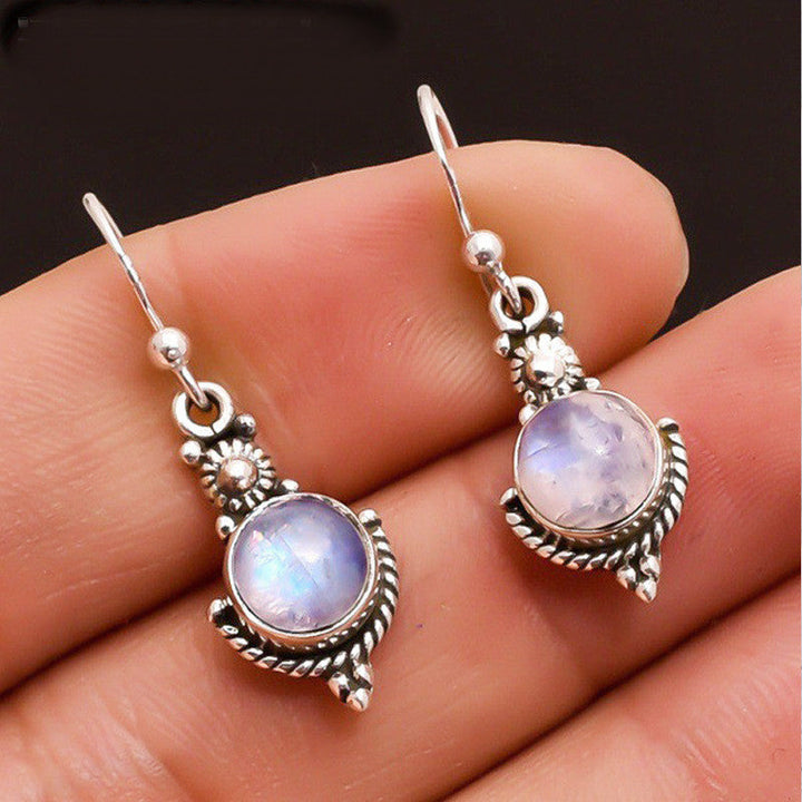 Lunar Gleam Drop Earrings