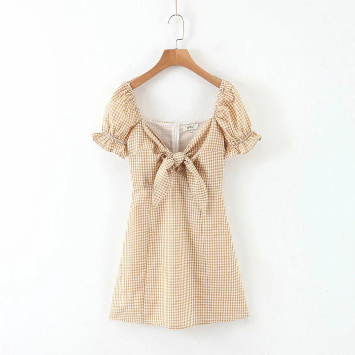 Sweetheart Gingham Dress