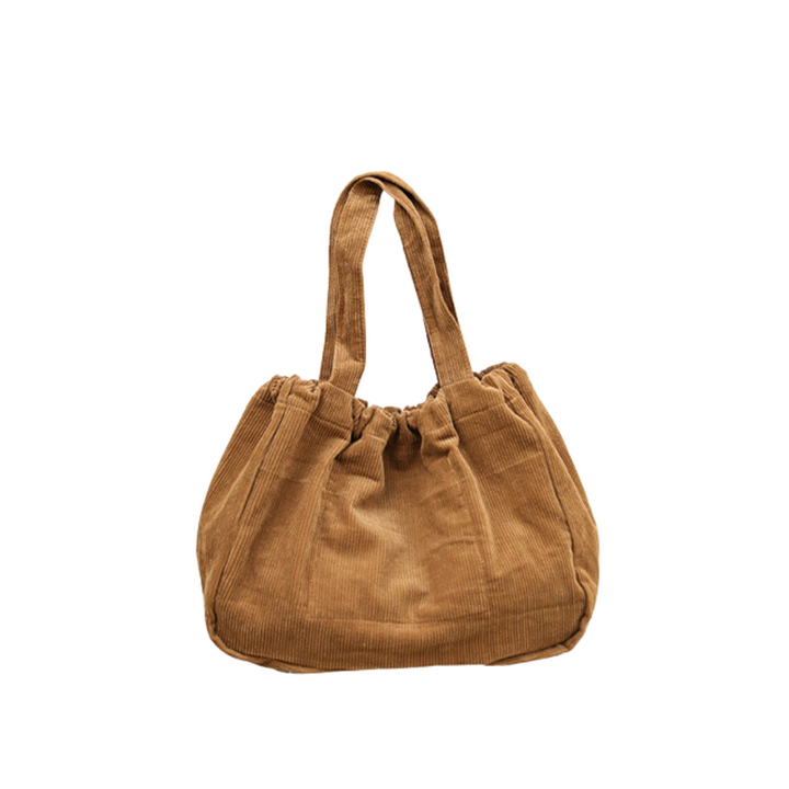 Roomy Corduroy Tote Bag